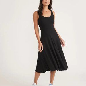Marine Layer Lexi Rib Fit and Flare Midi Dress Size S